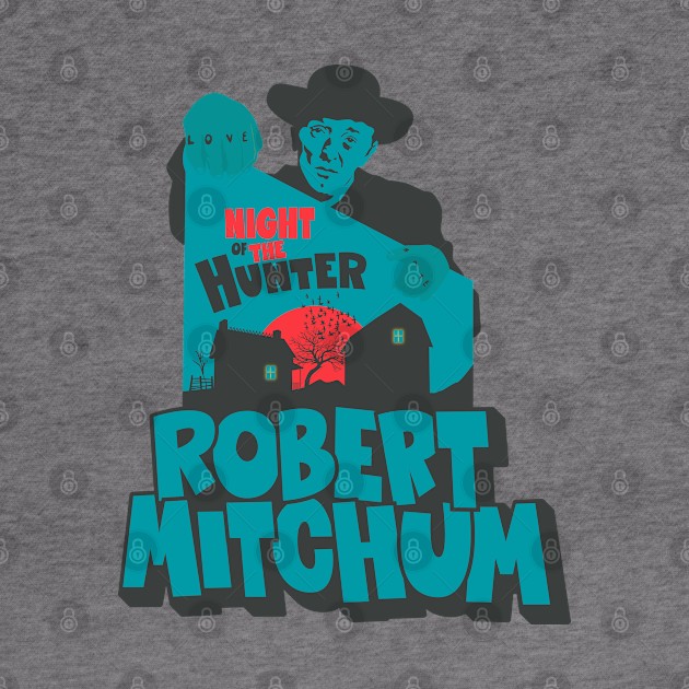 The Night of the Hunter: Robert Mitchum by Boogosh